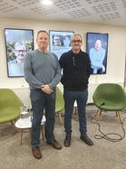 Lasse Wikman ja Martti Heikkilä. Kuva Otto Härkönen.